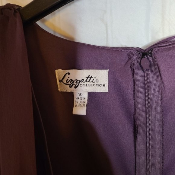 Lizzatti Capelet Cocktail Dress, Size 10 - Picture 6 of 7